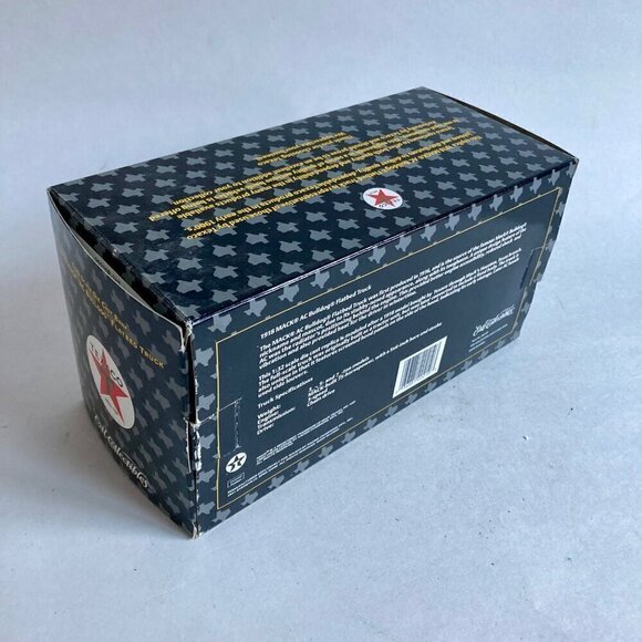 Vintage Ertl Texaco 1918 Mack AC Bulldog Flatbed Truck Diecast Coin Bank w/ KEY! - Picture 7 of 10